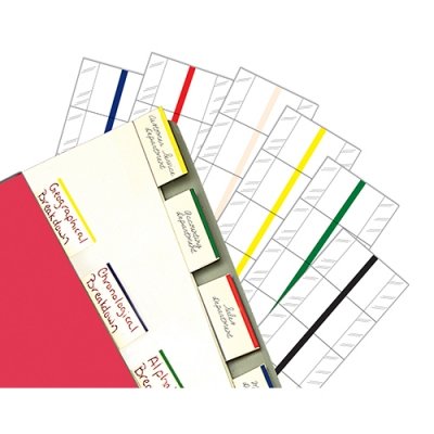 Erasable Write-On Index Tabs